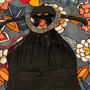 Black Speechless dress with diamond collar 🖤